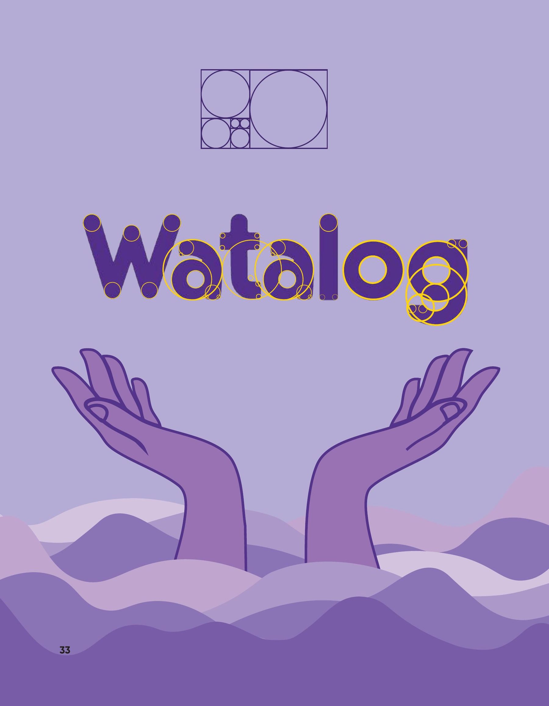 The Watalog logo above two open hands